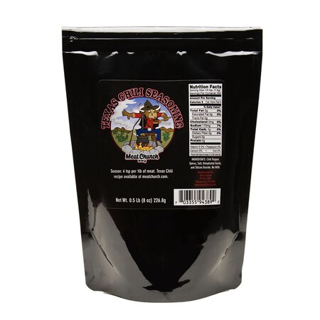 Meat Church Texas Chili Seasoning 8 oz 703355943892